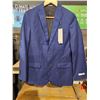 Image 1 : Calvin Klein Mens Blue Slim Fit Blazer Jacket - Size Youth 16