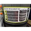 Image 2 : Good Ideas Rain Wizard 50 Gallon Plastic Rain Barrel Water Collector, Oak