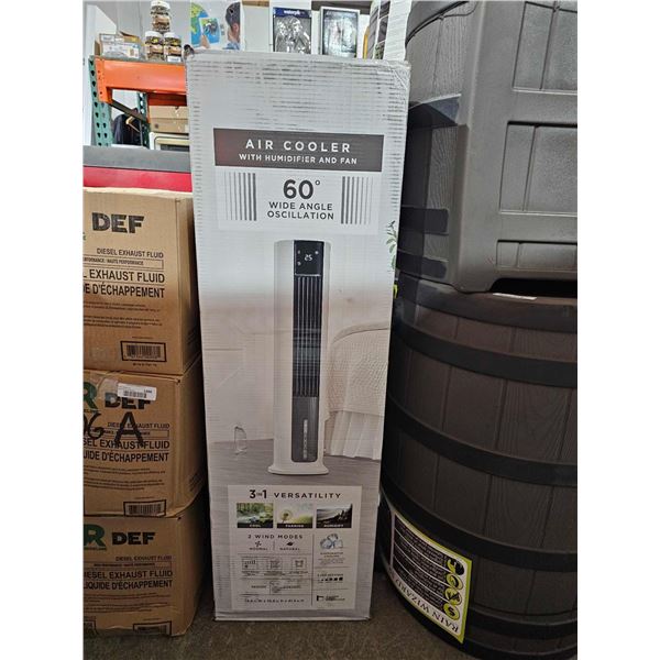 3-in-1 Evaporative Air Cooler, Tower Fan & Humidifier, Wide Range Coverage, Timer, Remote Control, 3