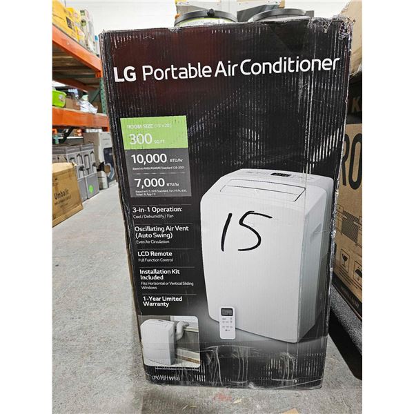 LG 10,000 BTU Portable Air Conditioner With Remote Control