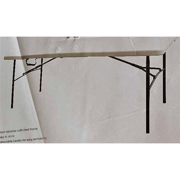 HDX 6ft Plastic folding table
