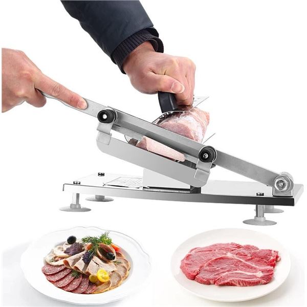 Stainless Steel Manual Frozen Meat Slicer Handle Meat Cutting Machine Vegetable Slicing Machine Mutt