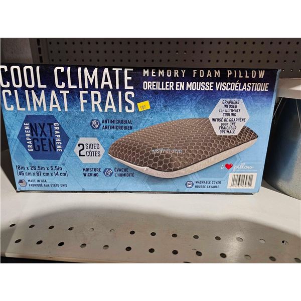 I LOVE MY PILLOW GRAPHENE FOAM PILLOW 18 X 26 - Standard Queen Size