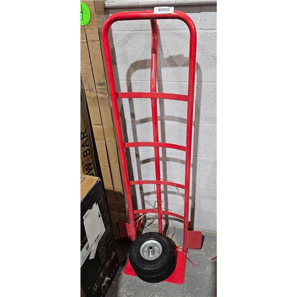 2 Wheeled Red Heavy Duty Dolly - Missing wheel Axel