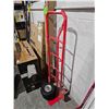 Image 2 : 2 Wheeled Red Heavy Duty Dolly - Missing wheel Axel