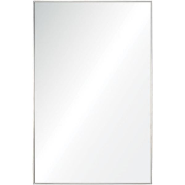 Ren-Wil Crake Mirror by Jonathan Wilner, MT1553 - Chromed metal framing around a glass mirror. Mirro