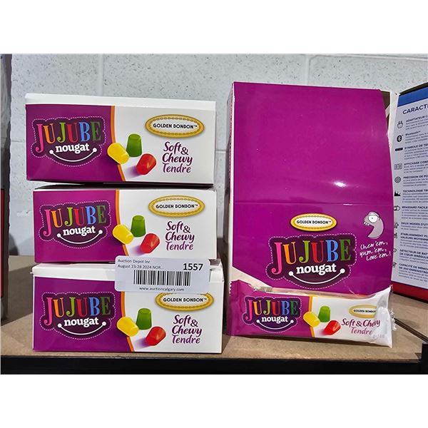 Jujube Nougat Snack Bars 4x (18x40g)