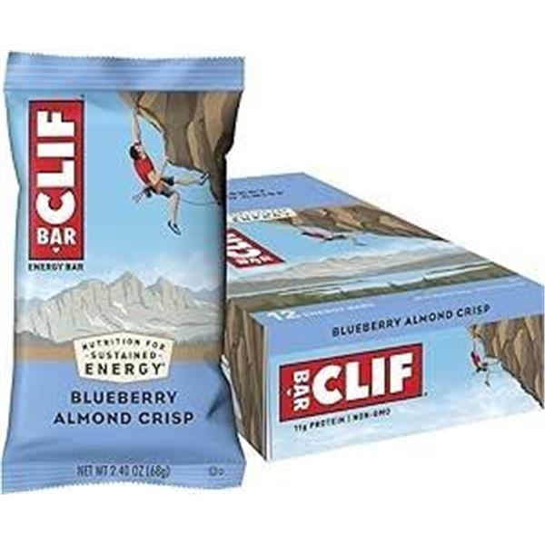 "Clif Bar Clifbar 12 Pack Blueberry Crisp, One Size"