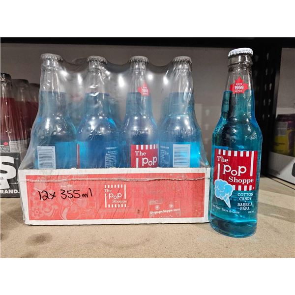 Pop Shoppe - Cotton Candy Soda - Glass Bottle 12x355ml