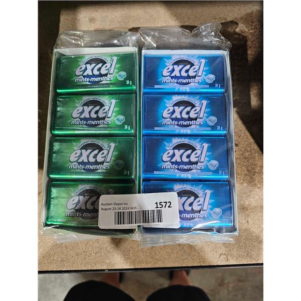 Excel Mints 16x34g - 8 Spearmint - 8 Peppermint