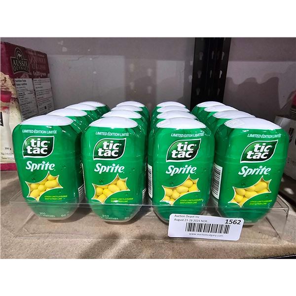 Sprite Tic Tac Lemon Lime Flavored Limited Edition - 16x98g