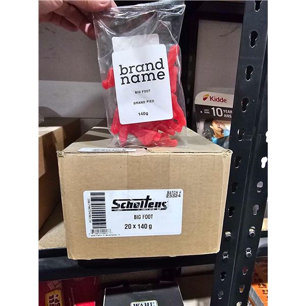 Schooters Big Foot Candies 20x140g