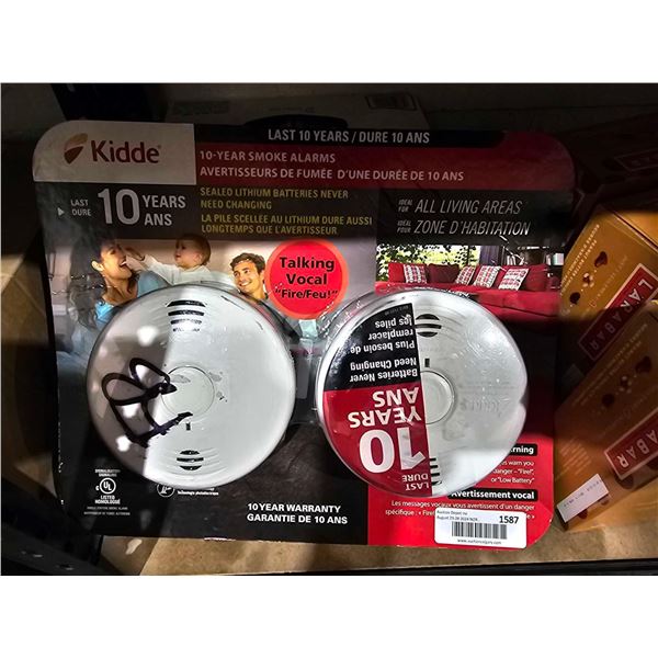 Kidde 10 Year Smoke Alarm - Set of 2