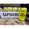 Image 1 : Sap Sucker The Lemon One Organic Sparkling Water  12x355ml