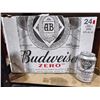 Image 1 : Budweiser Zero Alcohol Beer 24x355ml