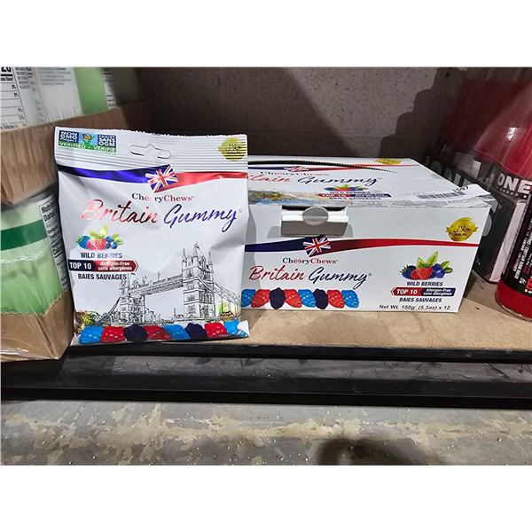 Britain Gummy Wild Berries Candies 12x150g