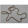 Image 1 : 28 INCH GOLD PLATED ROPE CHAIN