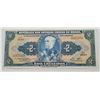 Image 1 : 9)  FROM BRAZIL, 1957,  2 CRUZEIROS BANKNOTE.