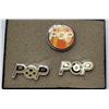 Image 1 : 7)  FROM U2 1997 CONCERT TOUR, 3 PINS THAT WERE SO