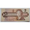 Image 1 : 10)  CANADIAN 1986 2 DOLLAR BANKNOTE, NEAR  MINT
