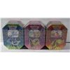 Image 1 : LOT OF 3 SEALED POKEMON GX TINS 4 PACKS PER TIN