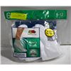 Image 1 : ANKLE SOCKS WHITE 6-12 SIZE 6-PACK FRUIT OF