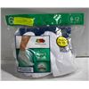 Image 1 : ANKLE SOCKS WHITE 6-12 SIZE 6-PACK FRUIT OF