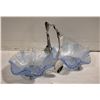 Image 1 : ANTIQUE BLUE GLASS FRILLED EDGES PERSERVE WITH