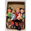 Image 1 : VINTAGE HAND PUPPETS- ASSORTED LOT OF 8