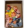 Image 1 : VINTAGE HAND PUPPETS- ASSORTED LOT OF 8