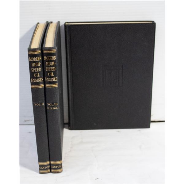 MODERN HIGH SPEED OIL ENGINES VOL I II III