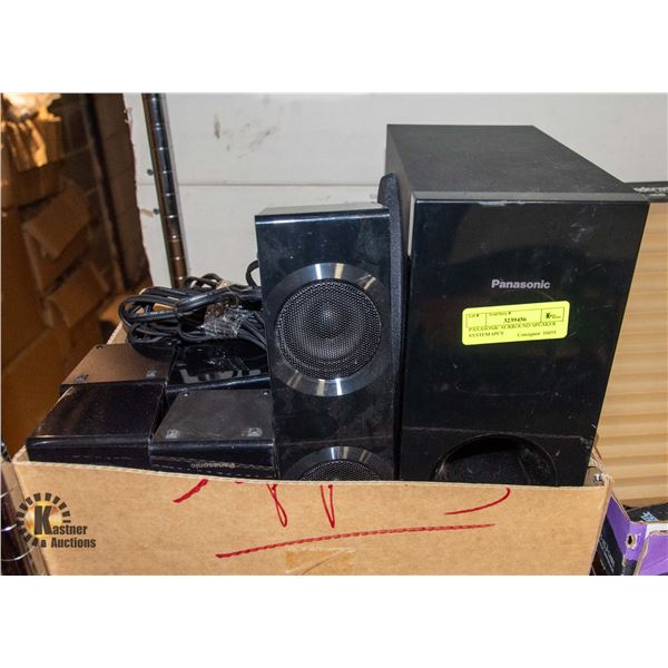 PANASONIC SURROUND SPEAKER SYSTEM 6PCS
