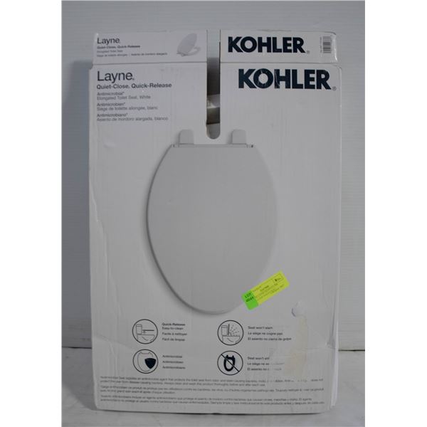 KOHLER LAYNE QUIET-CLOSE ELONGATED TOILET SEAT