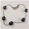 Image 1 : JP974-158 SILVER FRESHWATER PEARL BRACELET