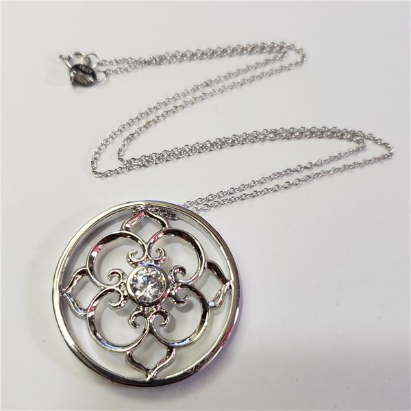 JP974-195 SILVER CZ NECKLACE