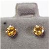 Image 1 : JP974-199 14K  CITRINE(0.6CT) EARRINGS