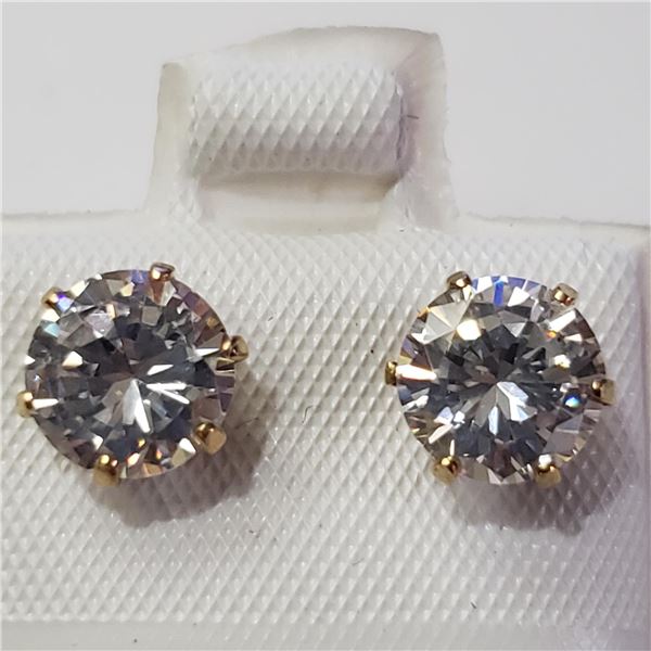 JP974-178 10K  CZ EARRINGS