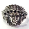 Image 1 : JP974-177 SILVER BLACK ONYX RING