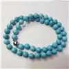 Image 1 : JP974-162  SYNTHETIC TURQUOISE NECKLACE