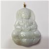 Image 1 : JP974-171 SILVER JADEITE PENDANT