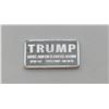 Image 2 : "DONALD TRUMP ON TANK" 1/10 OZ FINE SILVER BAR