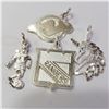 Image 1 : JP974-184 SILVER PACK OF 4 PENDANTS