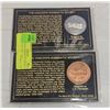 Image 1 : KAMLOOPS NUMISMATIC SOCIETY "BRONZE/SILVER" COIN
