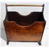 Image 1 : WOODEN MAGAZINE RACK