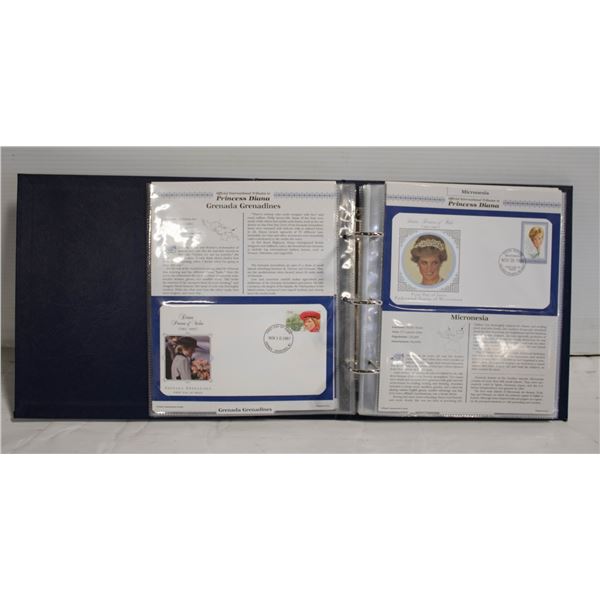 BINDER WITH OFFICIAL INTERNATIONAL STAMPS