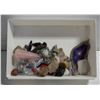 Image 1 : BIN MIXED GEMS INCL LARGE ROSE QTZ POINT