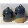 Image 1 : 2 POTTERY BIRDHOUSES