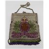 Image 1 : VINTAGE RCMP THEME HANDMADE METAL BEADS PURSE