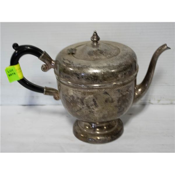VINTAGE VIKING PLATE TEAPOT EP COPPER LEAD BASE
