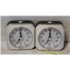 Image 1 : PAIR OF TRAVEL ALARM CLOCKS